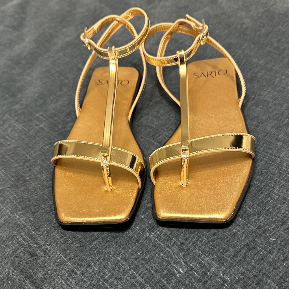 Franco Sarto Gold Logan, size 5. Brand new, without box.  Never worn!